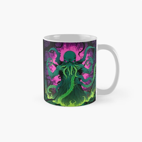 Item preview, Cthulhu the evil all seeing Eldritch Lovecraftian God Anime Manga style art designed and sold by Vintage Designs +.