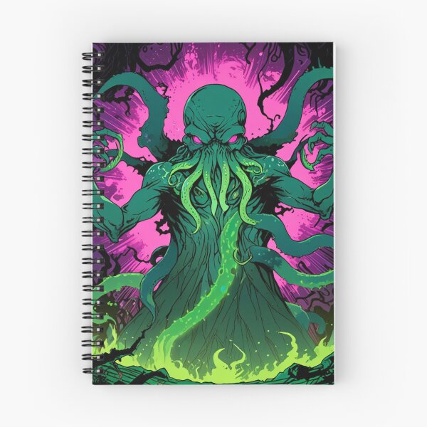 Item preview, Cthulhu the evil all seeing Eldritch Lovecraftian God Anime Manga style art designed and sold by Vintage Designs +.