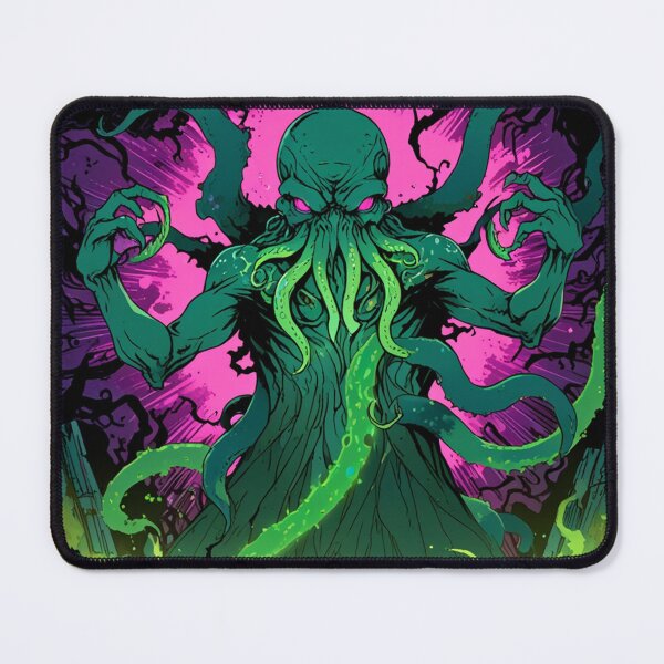 Item preview, Cthulhu the evil all seeing Eldritch Lovecraftian God Anime Manga style art designed and sold by Vintage Designs +.