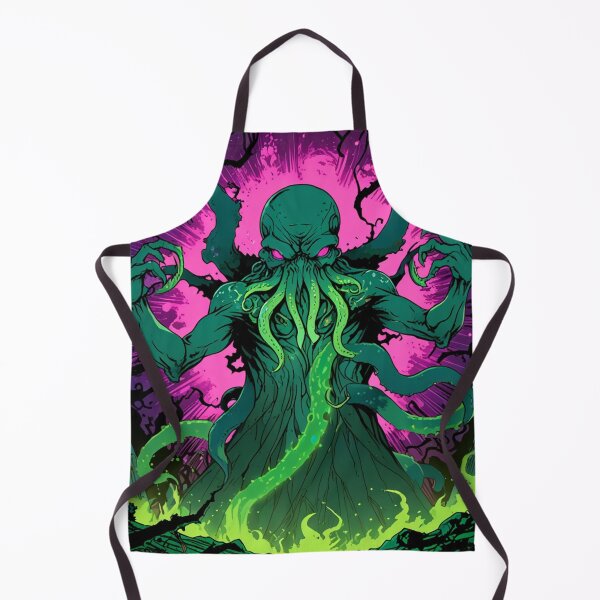 Item preview, Cthulhu the evil all seeing Eldritch Lovecraftian God Anime Manga style art designed and sold by Vintage Designs +.