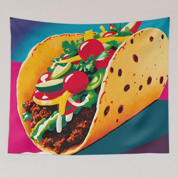 Item preview, Succulent Hard Shell Taco Packed with Flavor designed and sold by GrizzlyCollective.