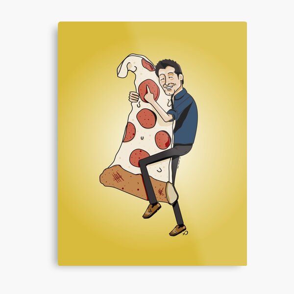 Italian Pizza Lover Metal Print