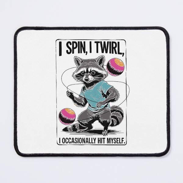 Item preview, Poi Spinning - I Spin, I Twirl, I Occasionally Hit Myself designed and sold by DragonScar.