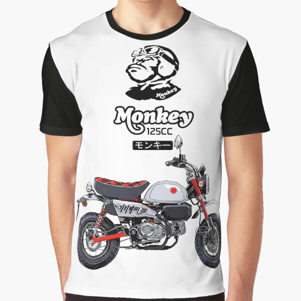 Aperçu de l'œuvre Moto Honda Monkey Art créée et vendue par sketchjuny.