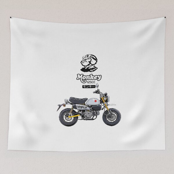 Item preview, Motorcycle honda monkey art designed and sold by sketchjuny.