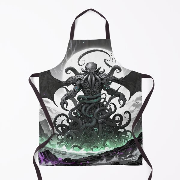 Item preview, Cthulhu the evil all seeing Eldritch Lovecraftian God Anime Manga style art designed and sold by Vintage Designs +.