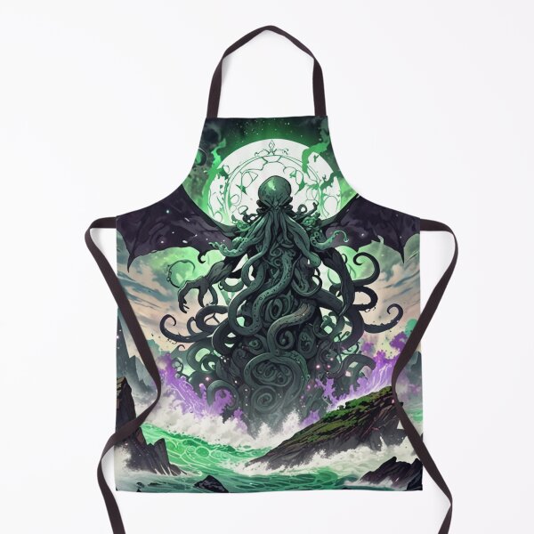 Item preview, Cthulhu the evil all seeing Eldritch Lovecraftian God Anime Manga style art designed and sold by Vintage Designs +.