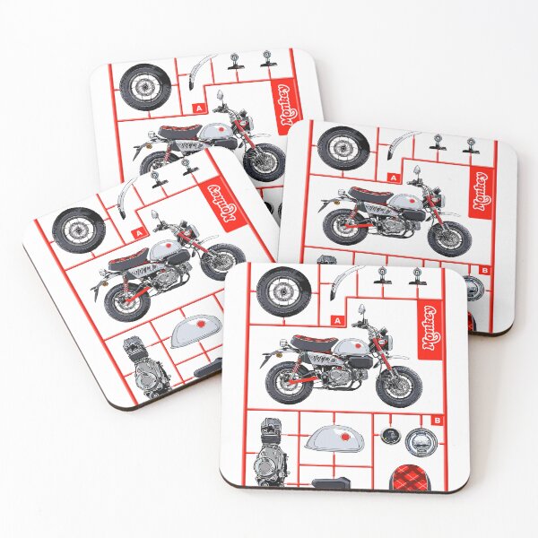 Item preview, Motorcycle honda monkey art designed and sold by sketchjuny.