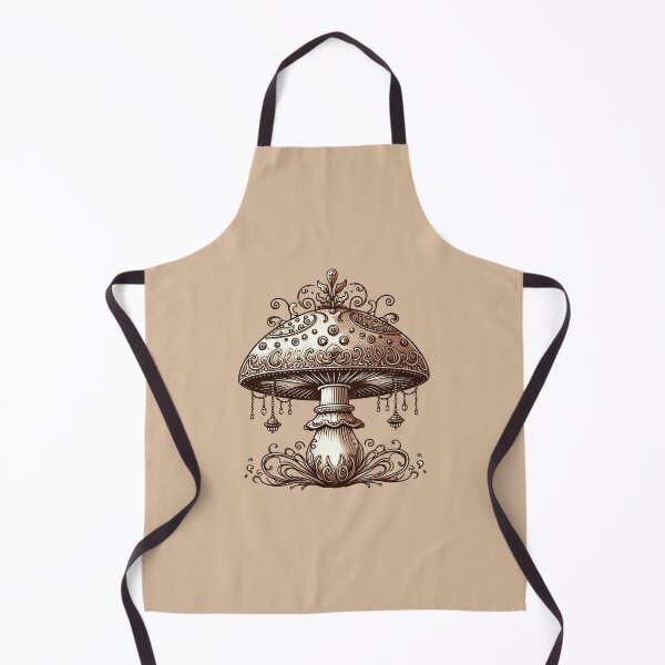 Item preview, Victorian Mushroom Cartoon with Floral Ornaments designed and sold by Rawecz Studio.