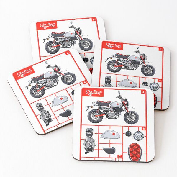 Item preview, Motorcycle honda monkey art designed and sold by sketchjuny.