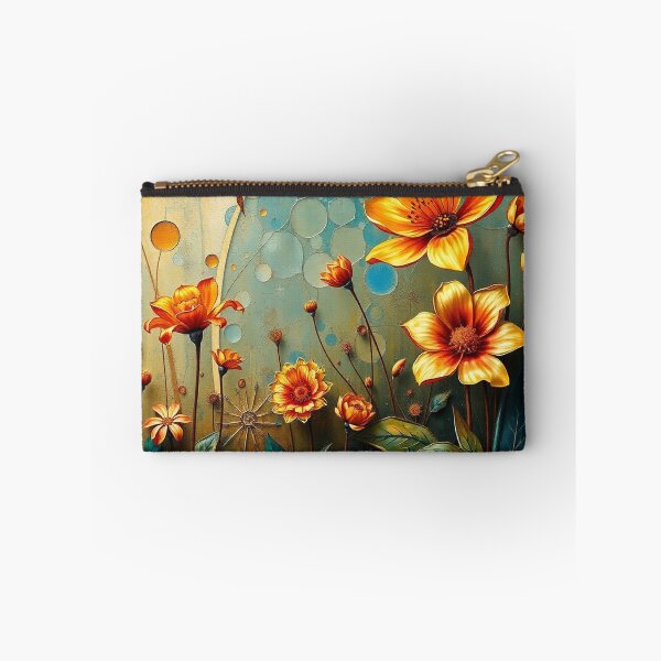 Item preview, A Beautiful Flower Garden painting inspired by Gustav Klimt designed and sold by Vintage Designs +.