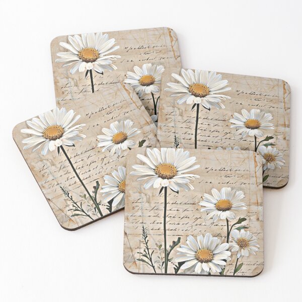 Item preview, White Daisy Junk Journal Page  designed and sold by Sizani.