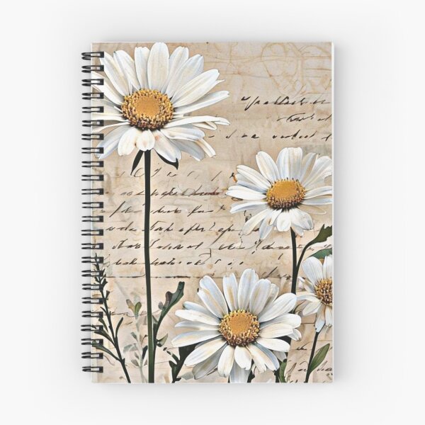 Item preview, White Daisy Junk Journal Page  designed and sold by Sizani.