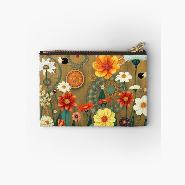 Item preview, A Beautiful Flower Garden painting inspired by Gustav Klimt designed and sold by Vintage Designs +.