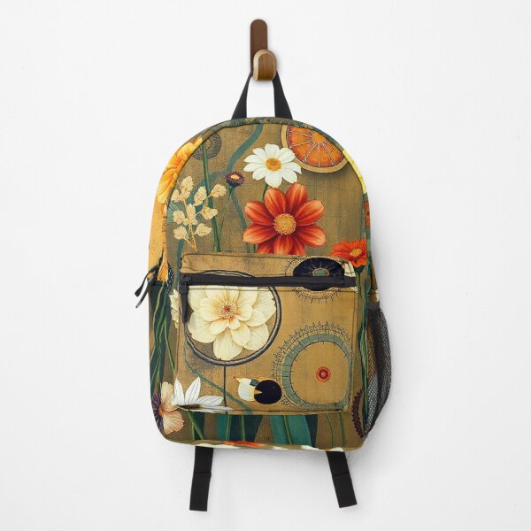 Item preview, A Beautiful Flower Garden painting inspired by Gustav Klimt designed and sold by Vintage Designs +.