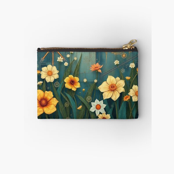 Item preview, A Beautiful Flower Garden painting inspired by Gustav Klimt designed and sold by Vintage Designs +.