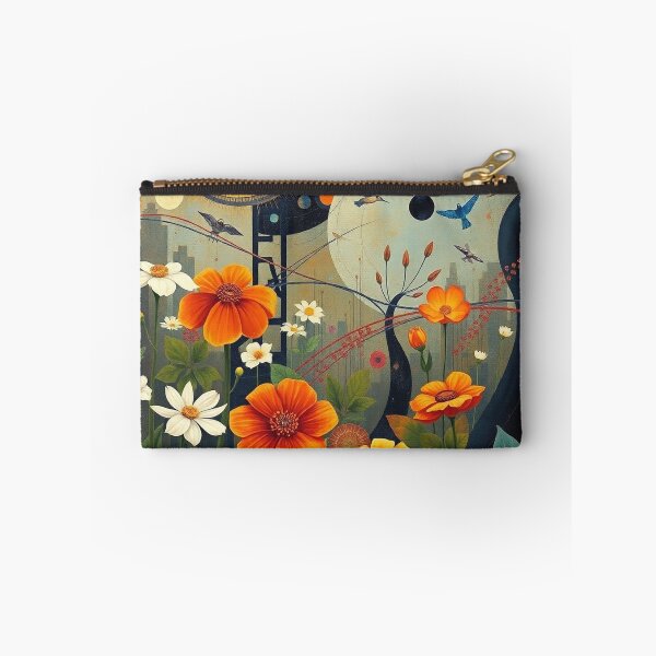 Item preview,  A Beautiful Flower Garden painting inspired by Gustav Klimt designed and sold by Vintage Designs +.