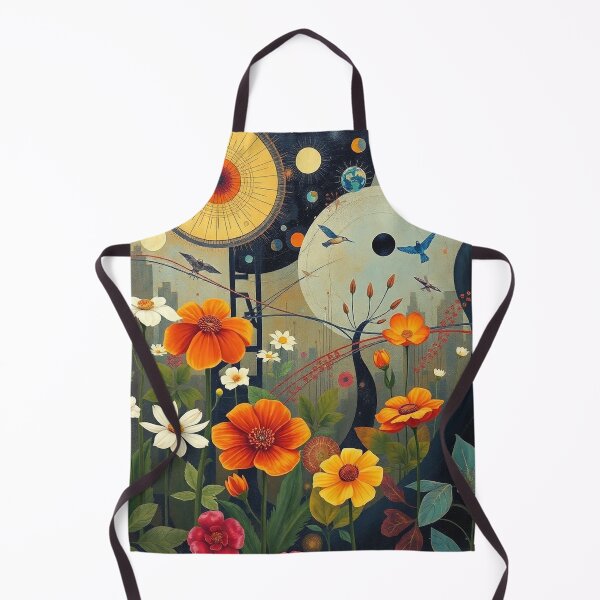 Item preview,  A Beautiful Flower Garden painting inspired by Gustav Klimt designed and sold by Vintage Designs +.