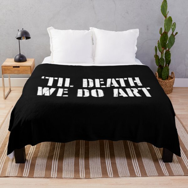 Item preview, Til Death We Do Art - Art Teacher Funny Saying designed and sold by ruinzahelva.