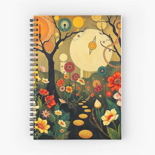 Item preview,  A Beautiful Flower Garden painting inspired by Gustav Klimt designed and sold by Vintage Designs +.