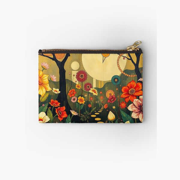 Item preview,  A Beautiful Flower Garden painting inspired by Gustav Klimt designed and sold by Vintage Designs +.