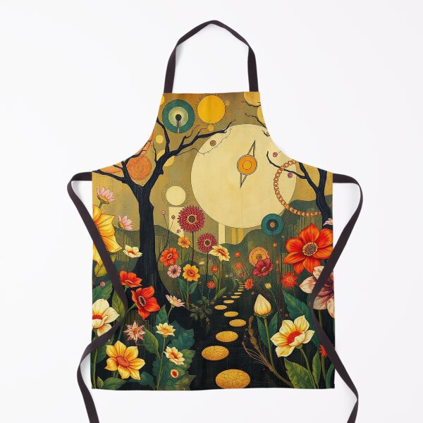 Item preview,  A Beautiful Flower Garden painting inspired by Gustav Klimt designed and sold by Vintage Designs +.