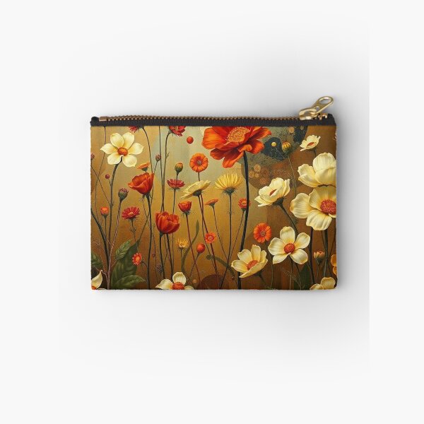 Item preview, A Beautiful Flower Garden painting inspired by Gustav Klimt designed and sold by Vintage Designs +.