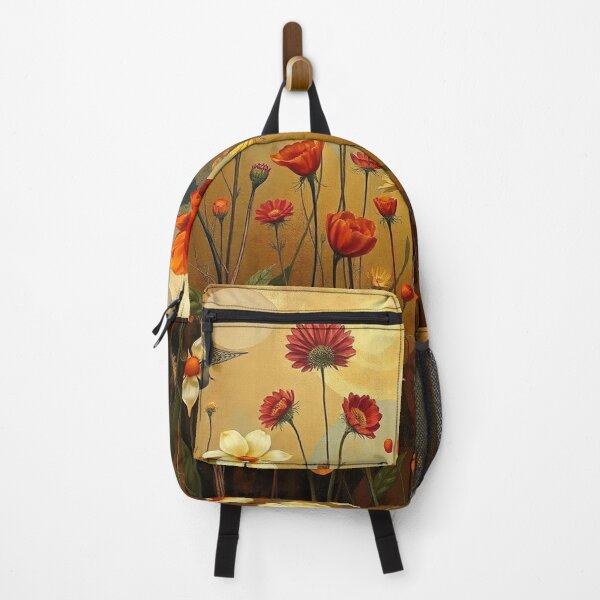 Item preview, A Beautiful Flower Garden painting inspired by Gustav Klimt designed and sold by Vintage Designs +.