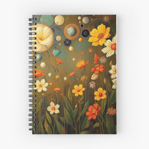 Item preview,  A Beautiful Flower Garden painting inspired by Gustav Klimt designed and sold by Vintage Designs +.