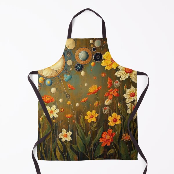 Item preview,  A Beautiful Flower Garden painting inspired by Gustav Klimt designed and sold by Vintage Designs +.