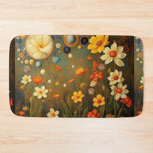 Item preview,  A Beautiful Flower Garden painting inspired by Gustav Klimt designed and sold by Vintage Designs +.