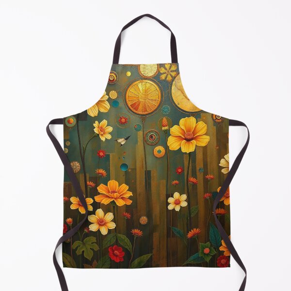 Item preview,   A Beautiful Flower Garden painting inspired by Gustav Klimt designed and sold by Vintage Designs +.