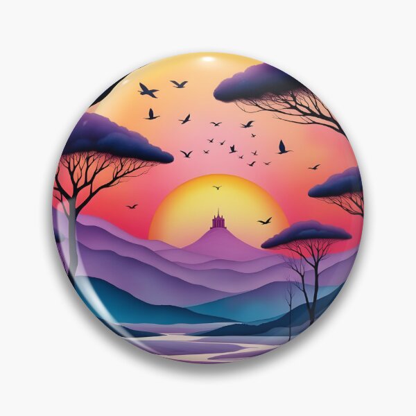Item preview, Woods at dawn, purple fantasy designed and sold by Coolparrotgirl.