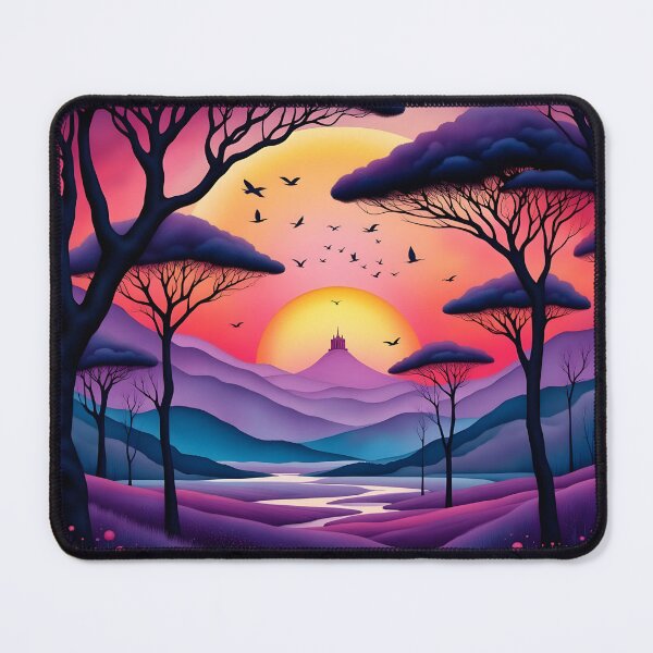 Item preview, Woods at dawn, purple fantasy designed and sold by Coolparrotgirl.