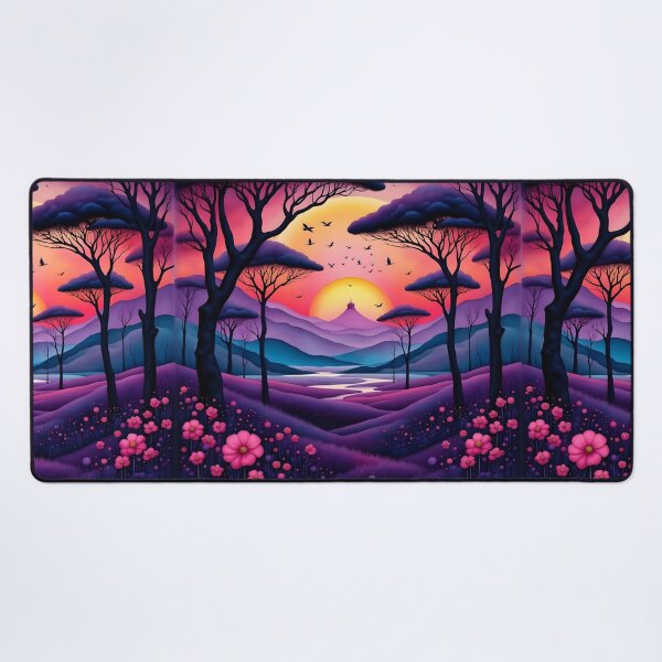 Item preview, Woods at dawn, purple fantasy designed and sold by Coolparrotgirl.