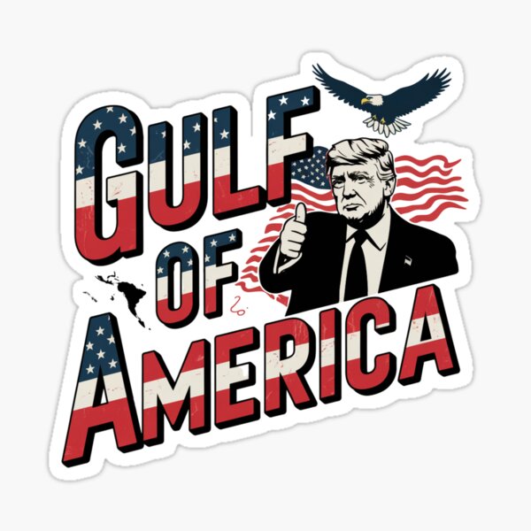 Item preview, Gulf of America est 2025 Trump designed and sold by Mateusz Majcherek.