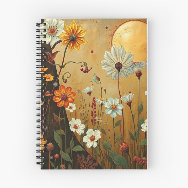 Item preview,   A Beautiful Flower Garden painting inspired by Gustav Klimt designed and sold by Vintage Designs +.