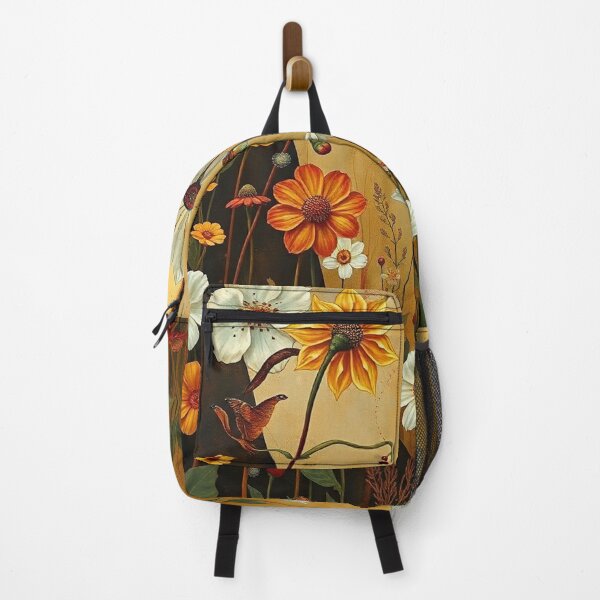 Item preview, A Beautiful Flower Garden painting inspired by Gustav Klimt designed and sold by Vintage Designs +.