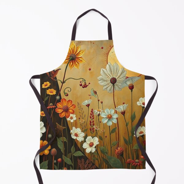 Item preview,   A Beautiful Flower Garden painting inspired by Gustav Klimt designed and sold by Vintage Designs +.