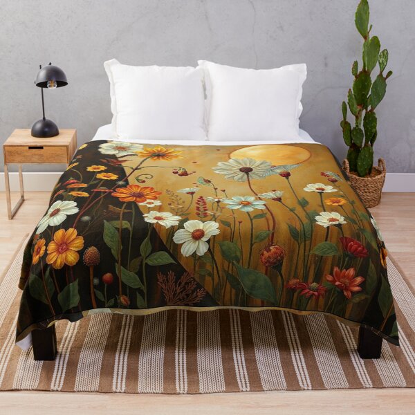 Item preview, A Beautiful Flower Garden painting inspired by Gustav Klimt designed and sold by Vintage Designs +.