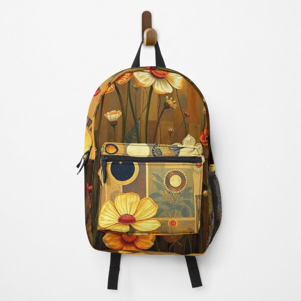 Item preview, A Beautiful Flower Garden painting inspired by Gustav Klimt designed and sold by Vintage Designs +.
