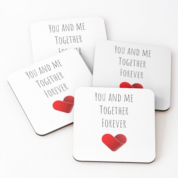 Item preview, Together forever words with heart designed and sold by Amelles.