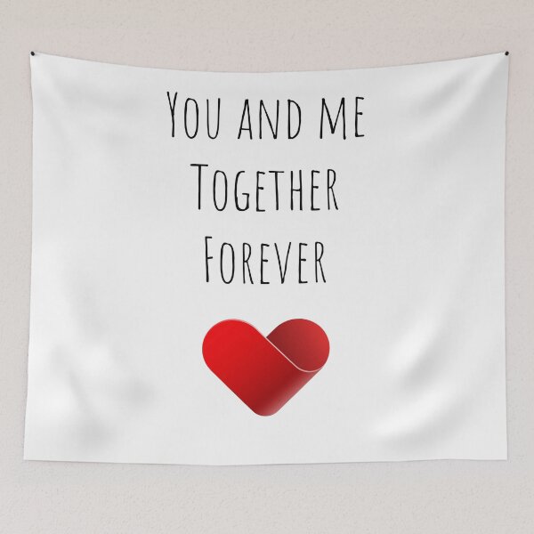 Item preview, Together forever words with heart designed and sold by Amelles.