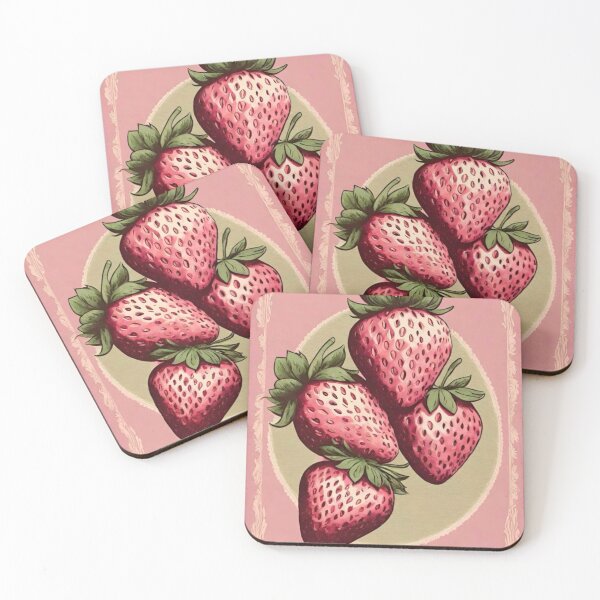 Artikelvorschau, Delicious Pink Strawberries entworfen und verkauft von iamdesigns14.