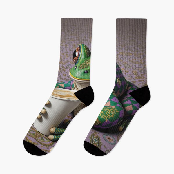 Item preview, Coffee Frog on the Carpet designed and sold by HabitableMoons.