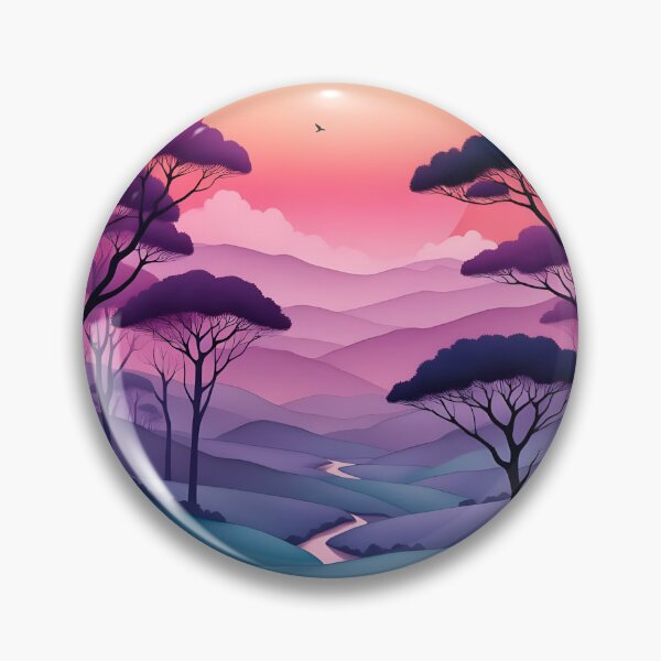 Item preview, Woods at dawn, purple fantasy designed and sold by Coolparrotgirl.