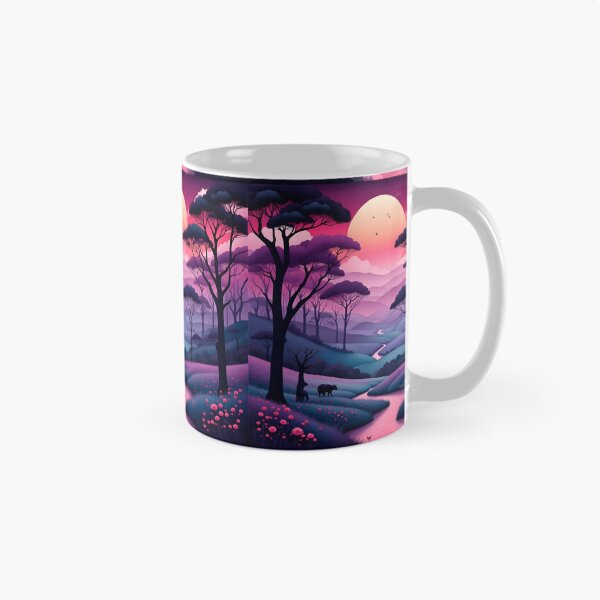 Item preview, Woods at dawn, purple fantasy designed and sold by Coolparrotgirl.