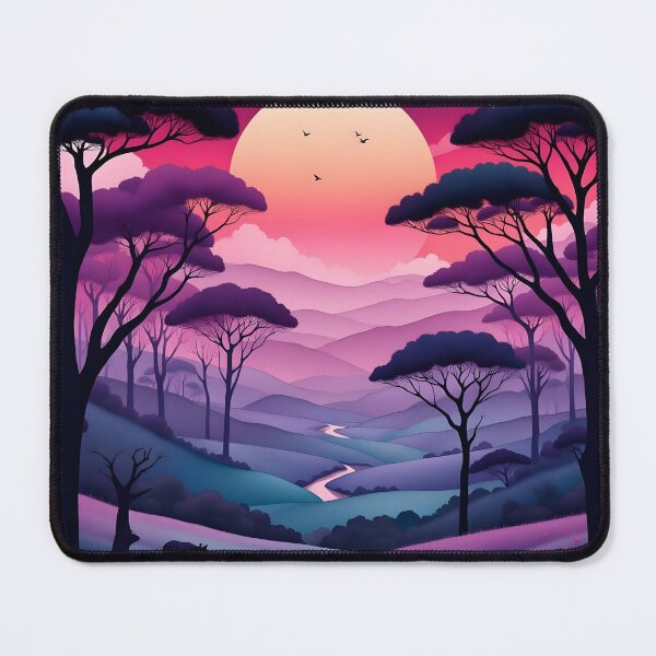 Item preview, Woods at dawn, purple fantasy designed and sold by Coolparrotgirl.