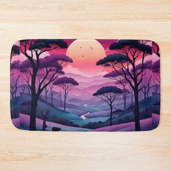Item preview, Woods at dawn, purple fantasy designed and sold by Coolparrotgirl.