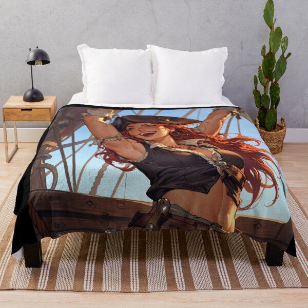 Item preview,  Vintage Manga style Red Head Pirate Queen Anne Bonney vintage Anime Manga Illustration designed and sold by Vintage Designs +.